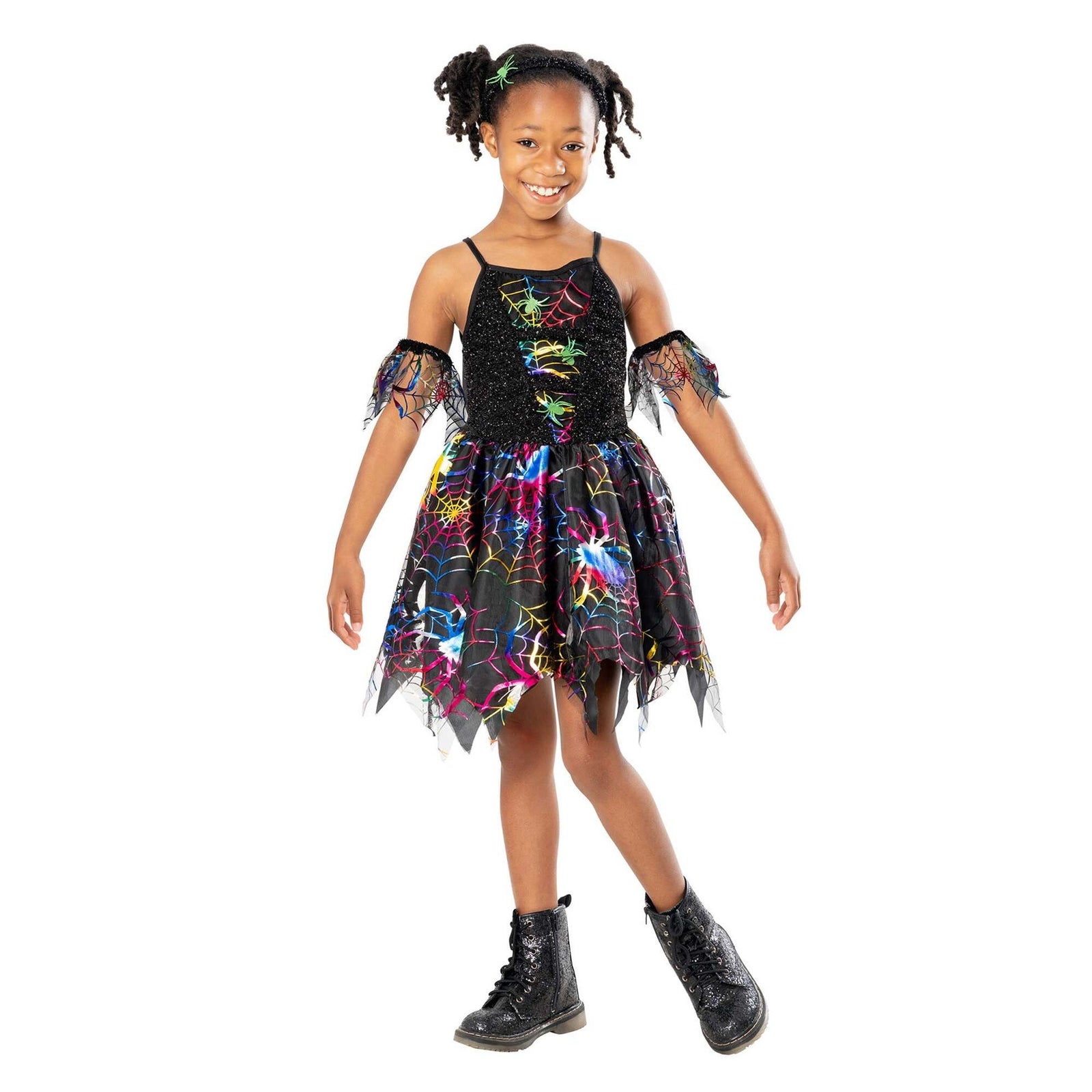 Kids Sparkle Spider Costume 1