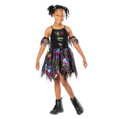 Kids Sparkle Spider Costume 1