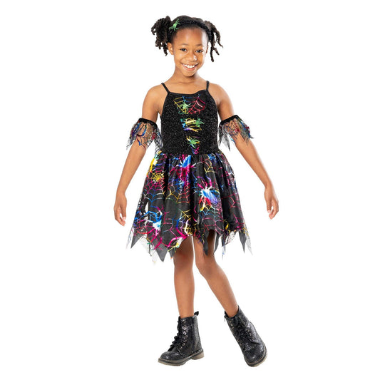 Kids Sparkle Spider Costume 1