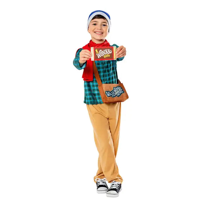 Charlie Bucket Kids Costume Willy Wonka Boy 1