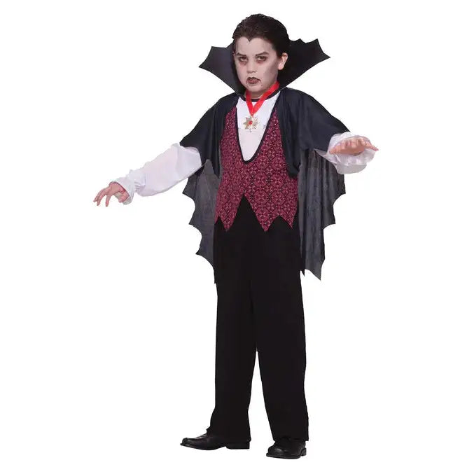 Kids Vampire Costume Dracula Boys Dress Up 1