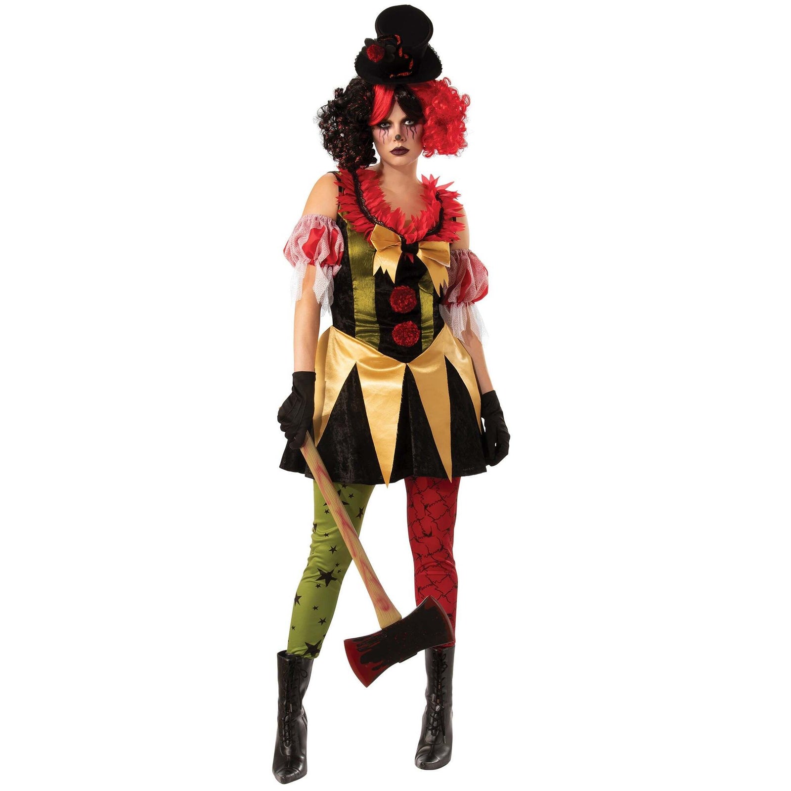 Evil Clown Ladies Costume 1
