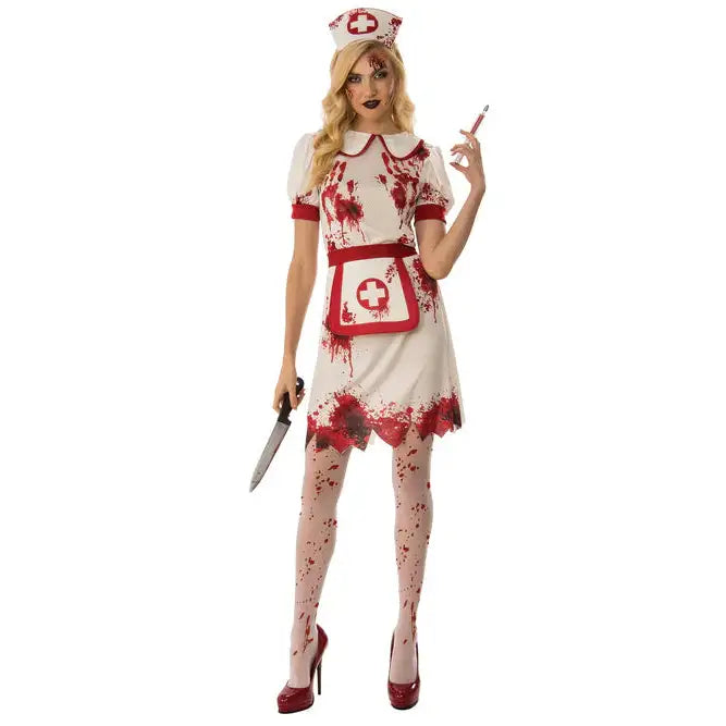 Bloody Nurse Costume Dress for Women 1