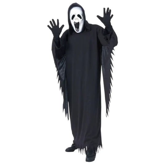 Adult Howling Ghost Costume Scream Mask 1