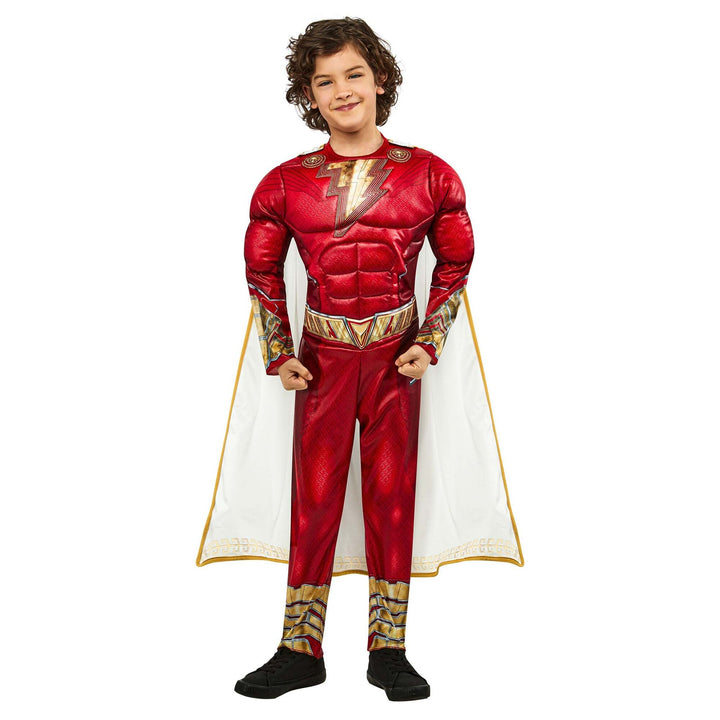 Shazam Fury of the Gods Boys Red Muscle Costume 1