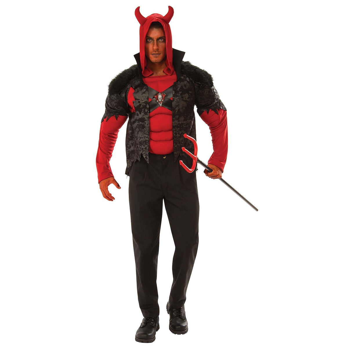 Devil Adult Costume Muscle Chest 1