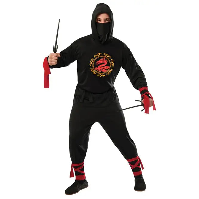 Ninja Adult Costume Hooded Shirt 1
