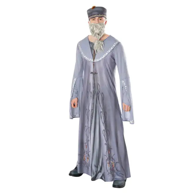 Dumbledore Adult Costume with Beard for Men 1