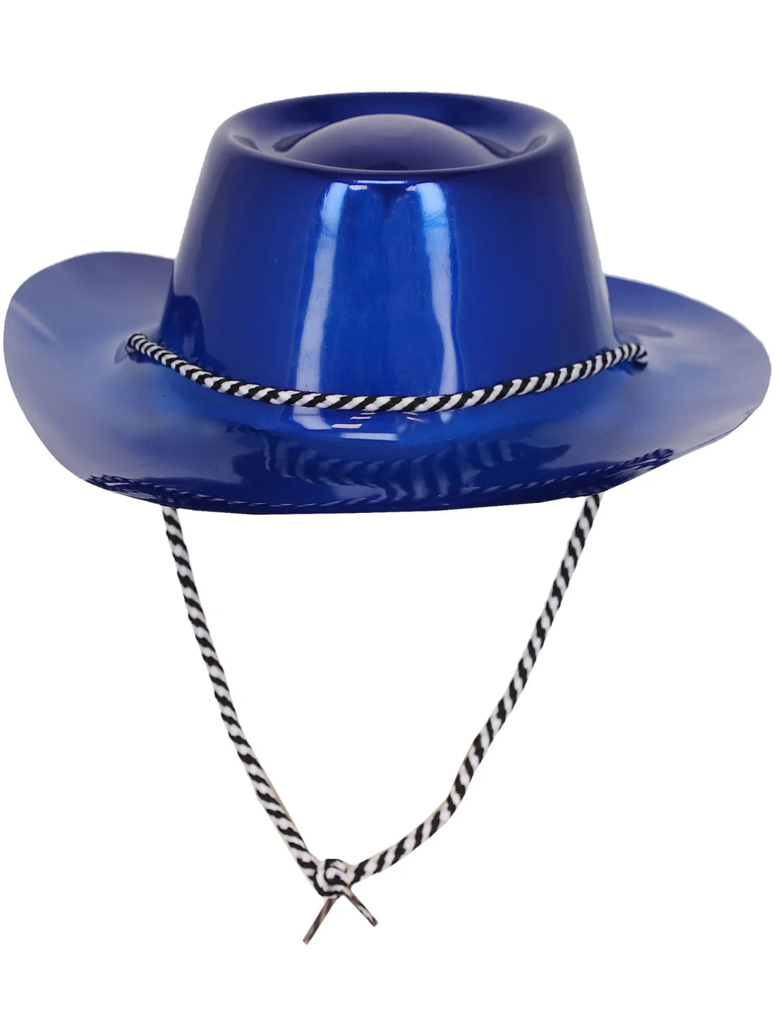 Blue Metallic Cowboy Hat Adult Cowgirl Costume Accessory 4