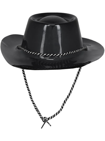 Black Cowboy Hat Adult Cowgirl Costume Accessory 4