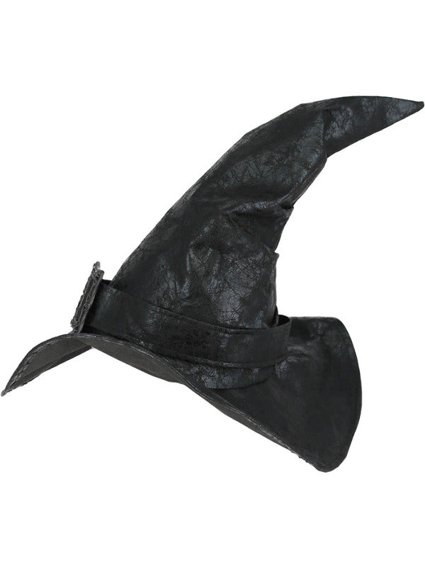 Black Wicked Witch Hat with Buckle 2