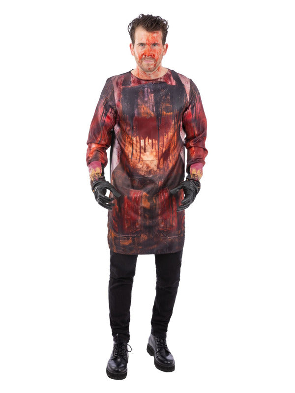 Massacre Man Kit Bloody Top with Gloves Killer Costume 1
