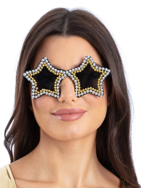 Gold and Silver Embellished Star Specs