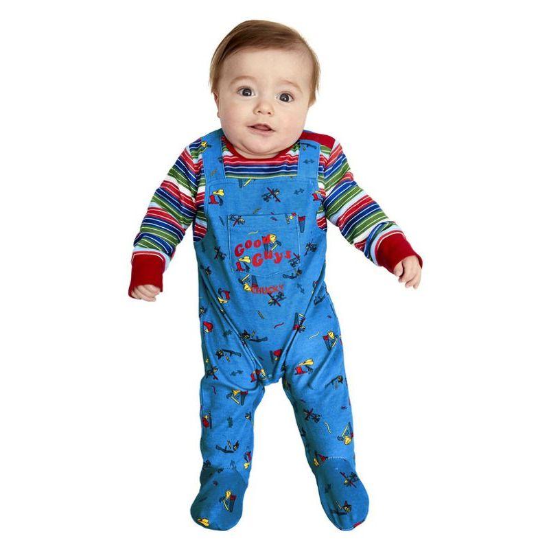 80's Chucky Baby Costume Jumpsuit Toddler Outfit 1