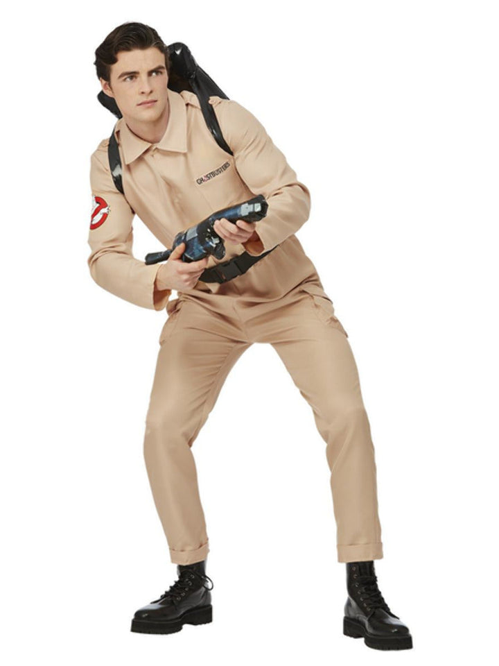 80s Ghostbusters Deluxe Costume Licensed Adult Beige_4