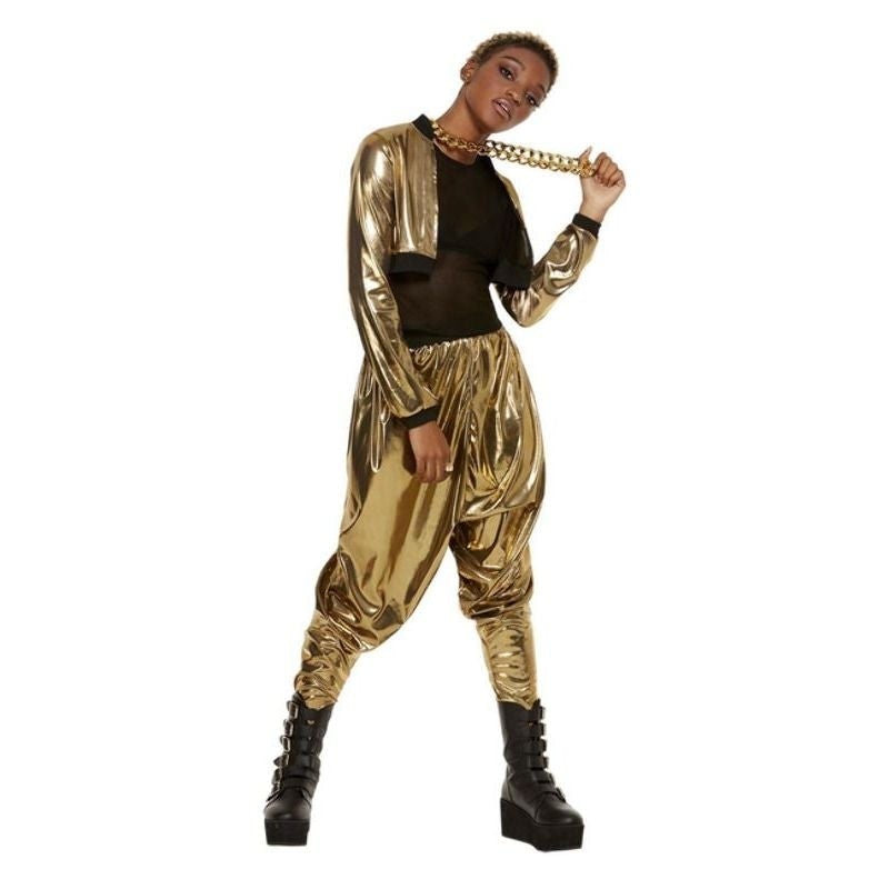 80s Hammer Time Costume Adult Gold 1