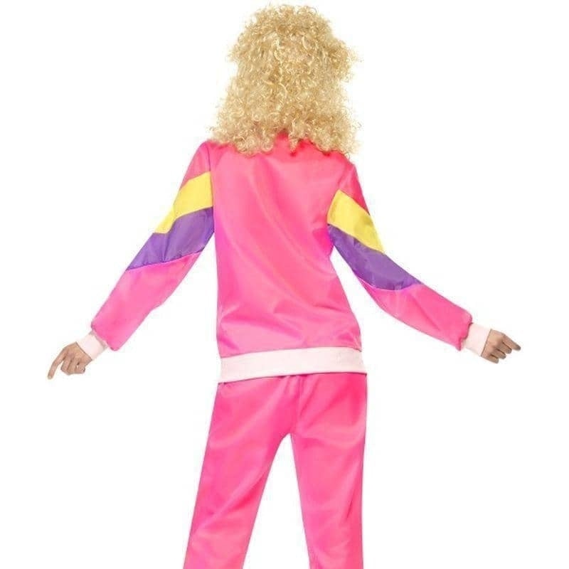 80s Height Of Fashion Shell Suit Costume Adult Pink_2