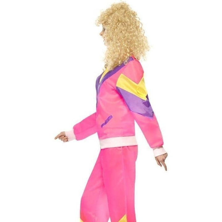 80s Height Of Fashion Shell Suit Costume Adult Pink_3 sm-39660L