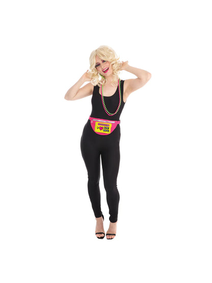 80s Neon Bum Bag Cassette Tape Print 2