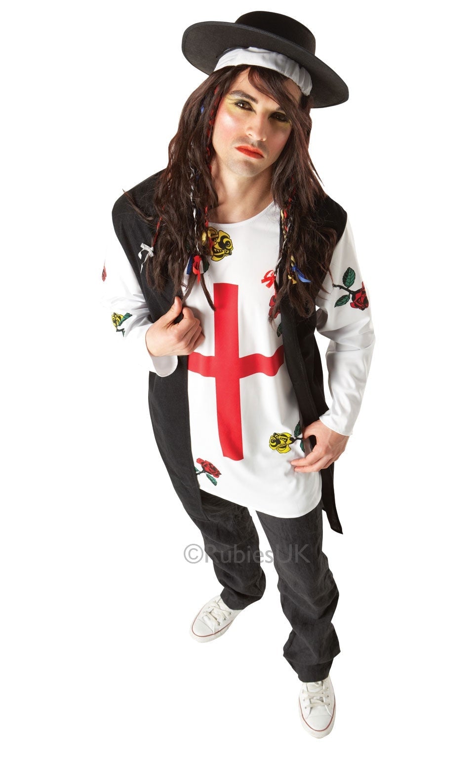 80s New Wave Popstar Mens Costume 1