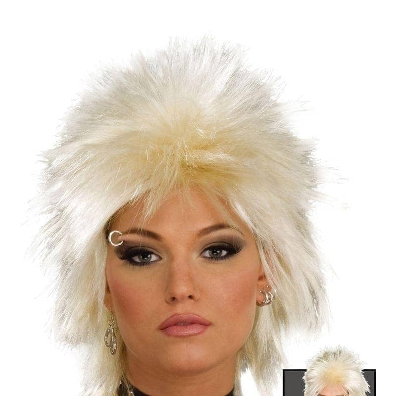 80s Rock Idol Blonde Wigs Unisex 1