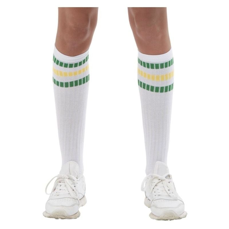 80s Sports Socks Adult Size US 5.5 9.5, UK 5 9, EU 38 43_1