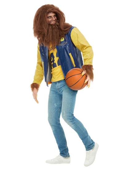 80s Teen Wolf Costume Mens Yellow Blue Letterman Jacket 4