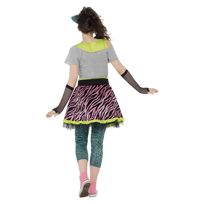 80s Wild Child Costume Multi-Coloured Teen 2