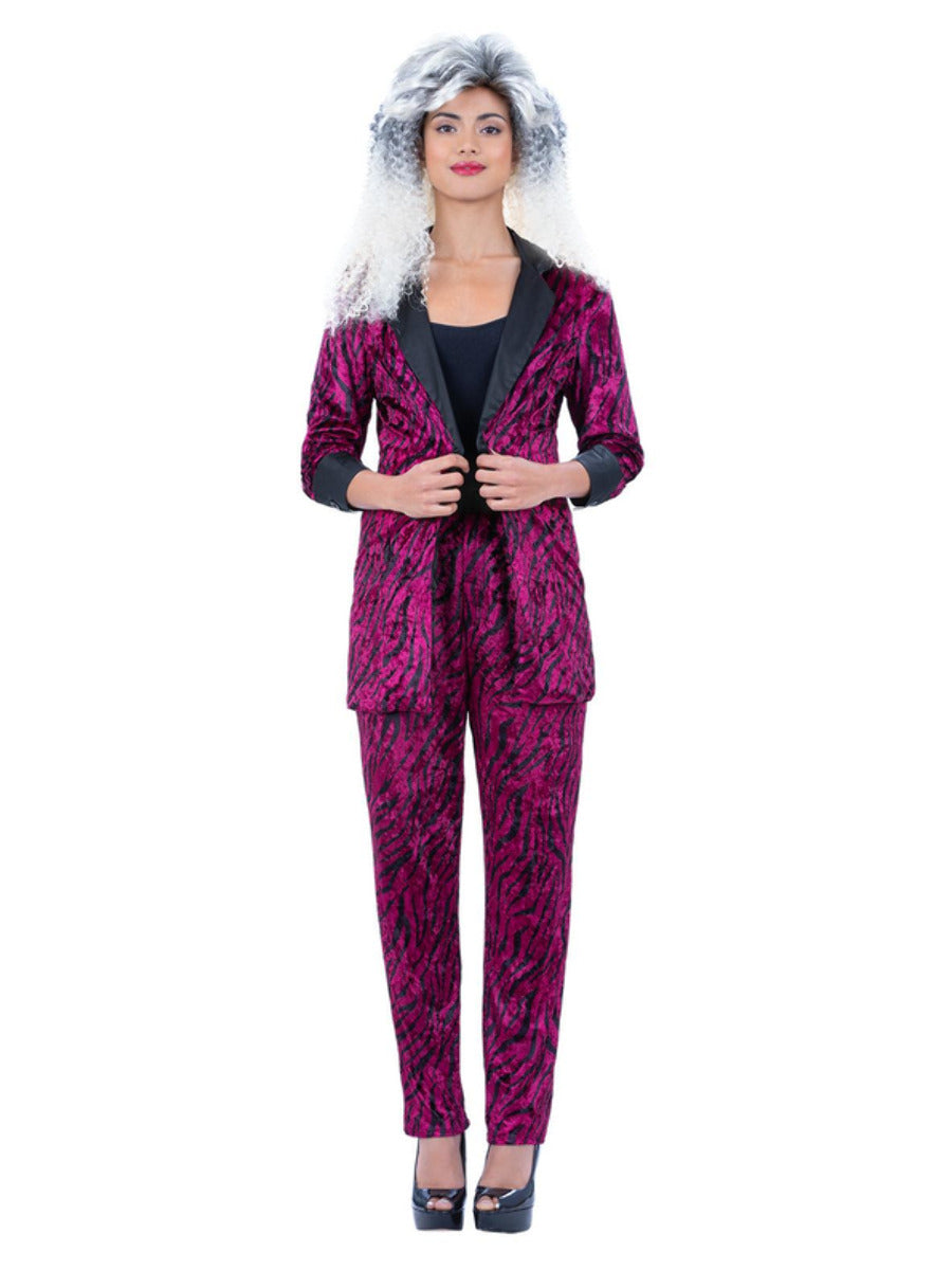 80s Pink Zebra Suit Costume Jacket Trousers 2