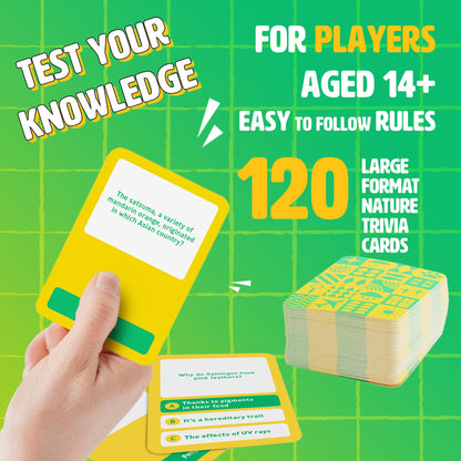 Ginger Fox Games Nature Explorer Trivia Card Game For Nature Lovers And Outdoor Enthusiasts – Put Your Wildlife Knowledge To The Ultimate Test With This Quick Fire Quiz Game - For 2+ Players, Ages 14+ 3