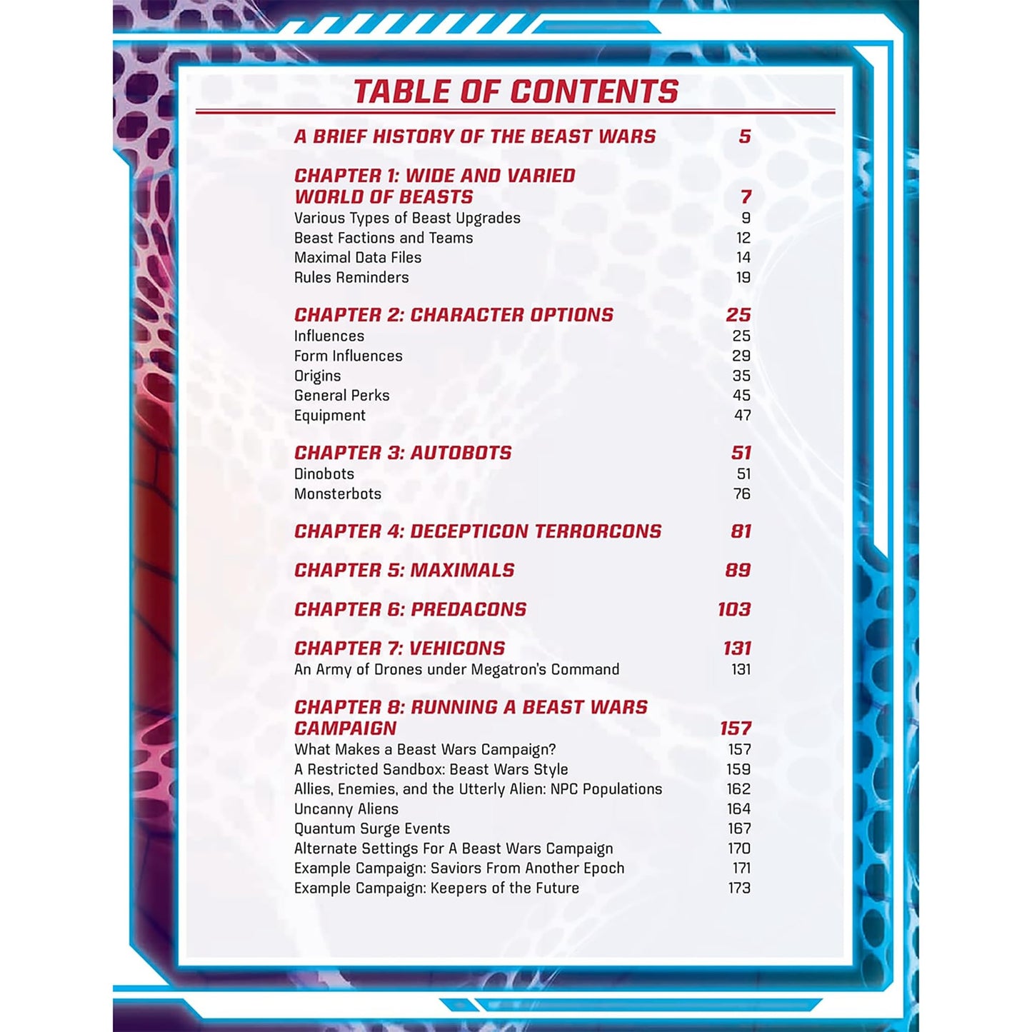 Transformers Roleplaying Game Technorganic Secrets Sourcebook 4