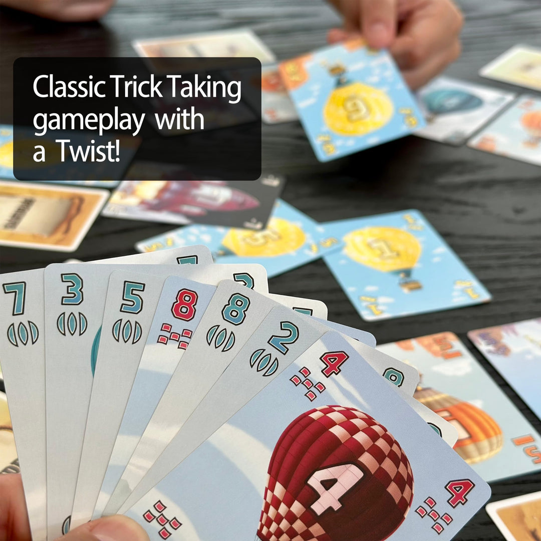 Sandbag - from The Creators of Cat in The Box Deluxe Edition Bézier Games - Trick Taking Card Game - 30 min Play time - Strategy Card Game for 3 to 6 Players - Fast-Paced Gameplay