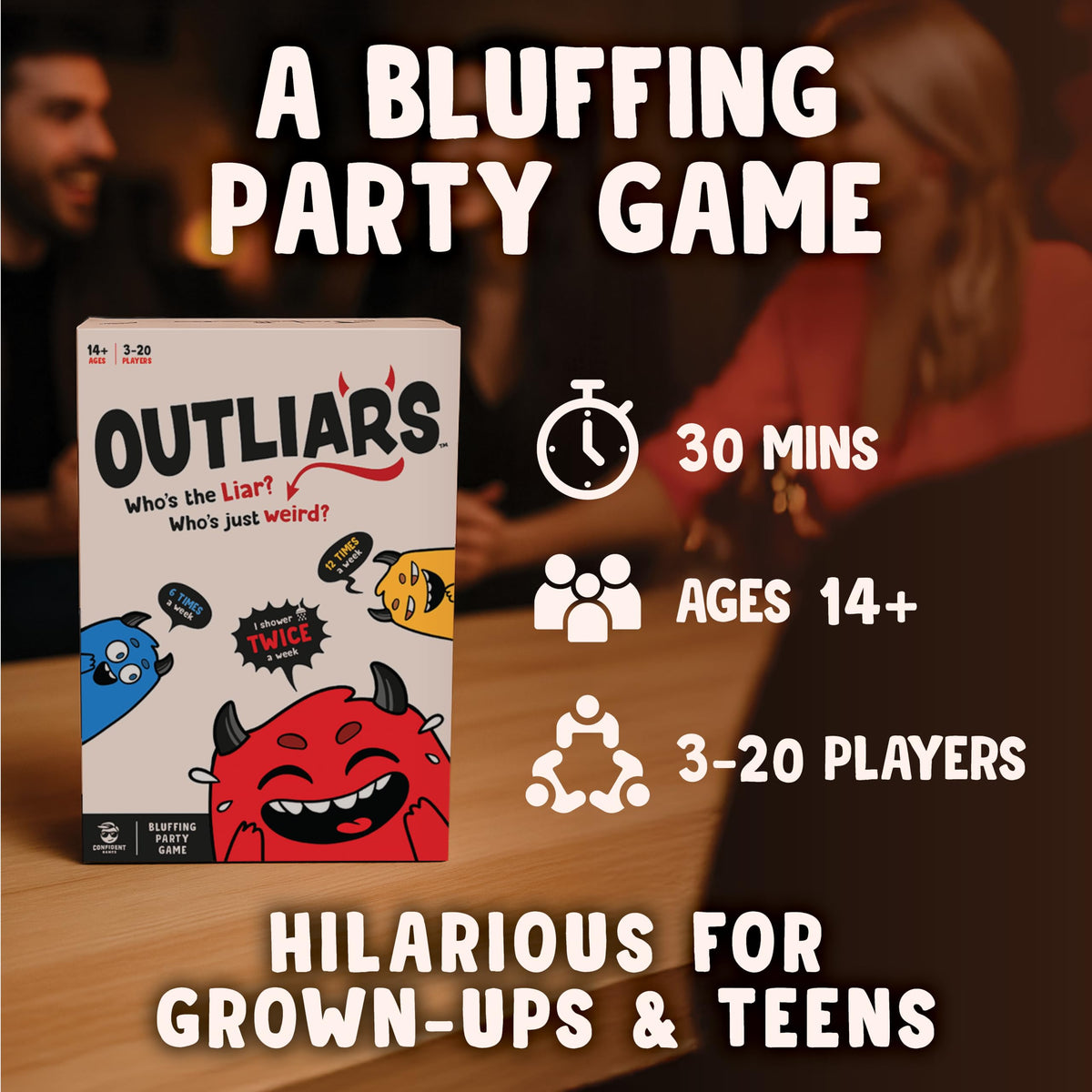 Outliars Board Game by Confident 2
