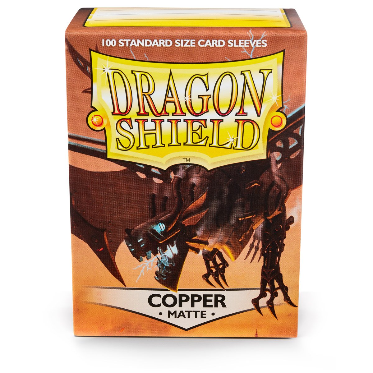 UNIT Dragon Shield Matte Copper 100 Gaming Accessory by Arcane Tinmen 1