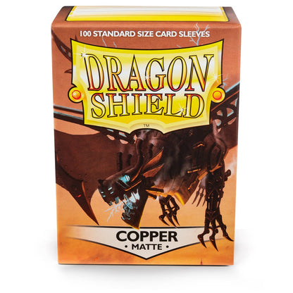 UNIT Dragon Shield Matte Copper 100 Gaming Accessory by Arcane Tinmen 1