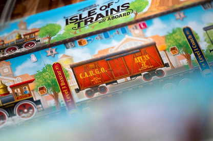 Isle of Trains All Aboard Board Game