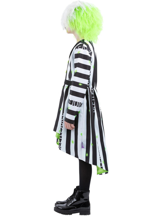 Lydia Deetz Beetlejuice Dress Costume for Girls Satin and Tulle Dress with Belt 2