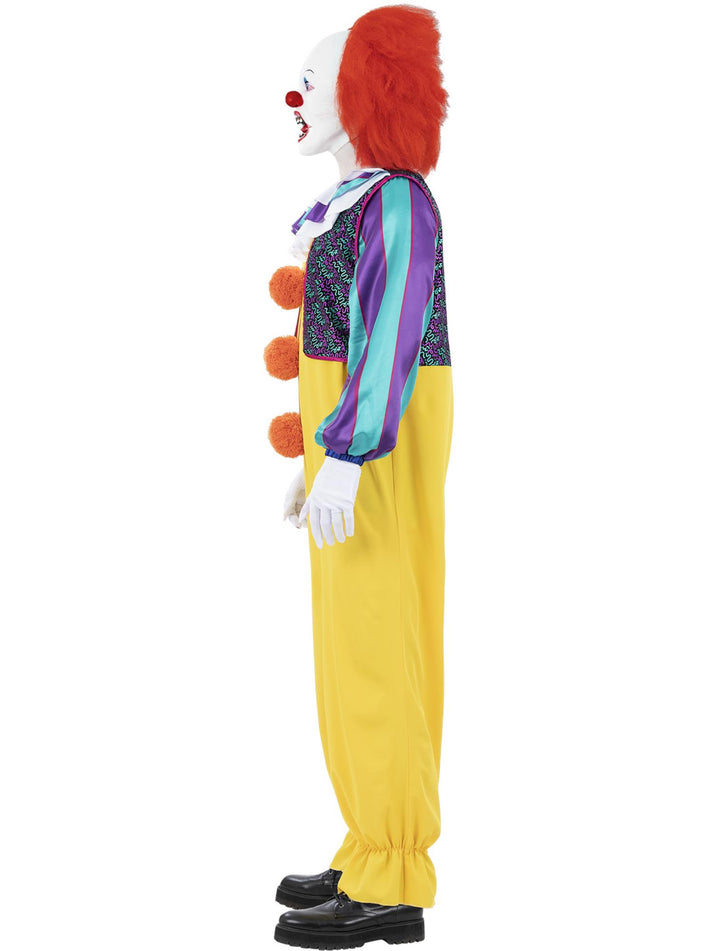 IT The Movie Pennywise Costume Adult Multi Coloured All In One