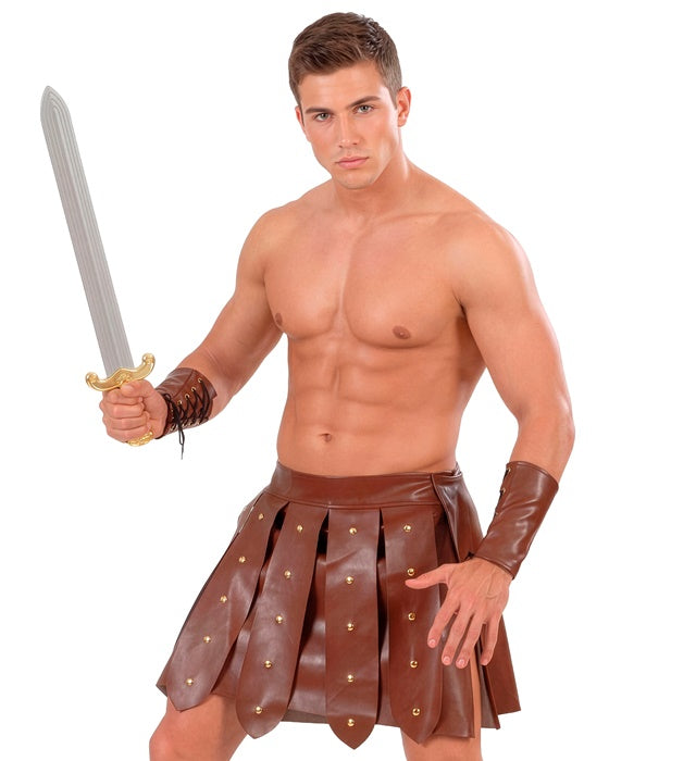 Gladiator  Leatherlook Skirt & Armbands 