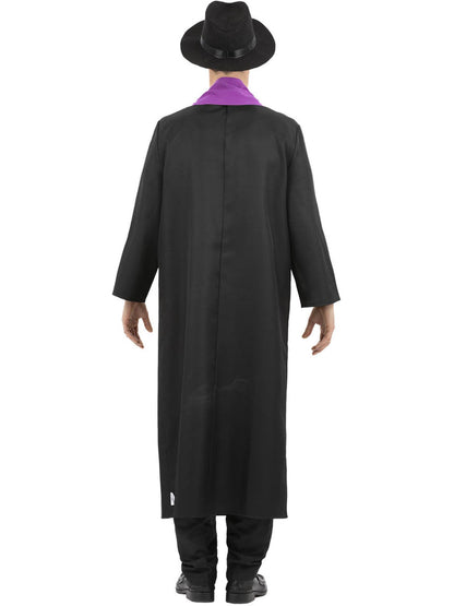 The Exorcist Father Merrin Priest Costume Robe with Inserted Collar Stole Cross Necklace and Hat 3