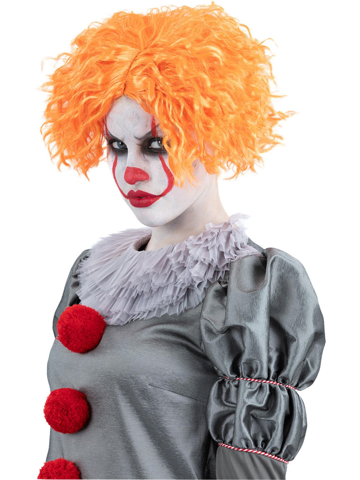 IT Chapter Two Wig Adult Orange Short And Wavy Horror Costume Accessory