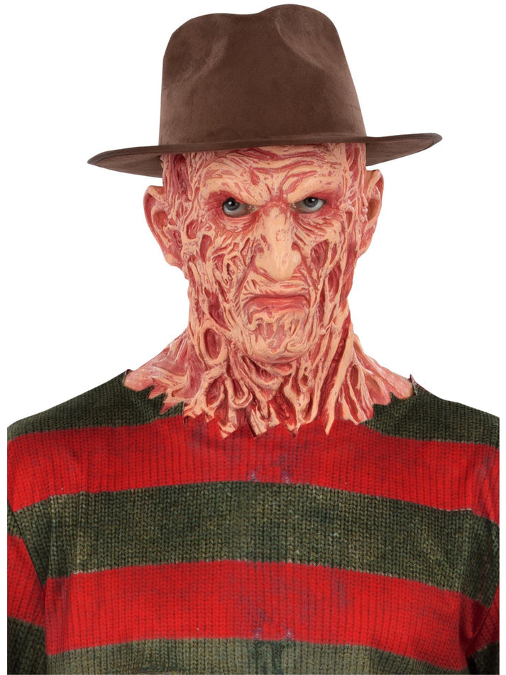 A Nightmare On Elm Street Freddy Krueger Hat Adult Brown Fedora