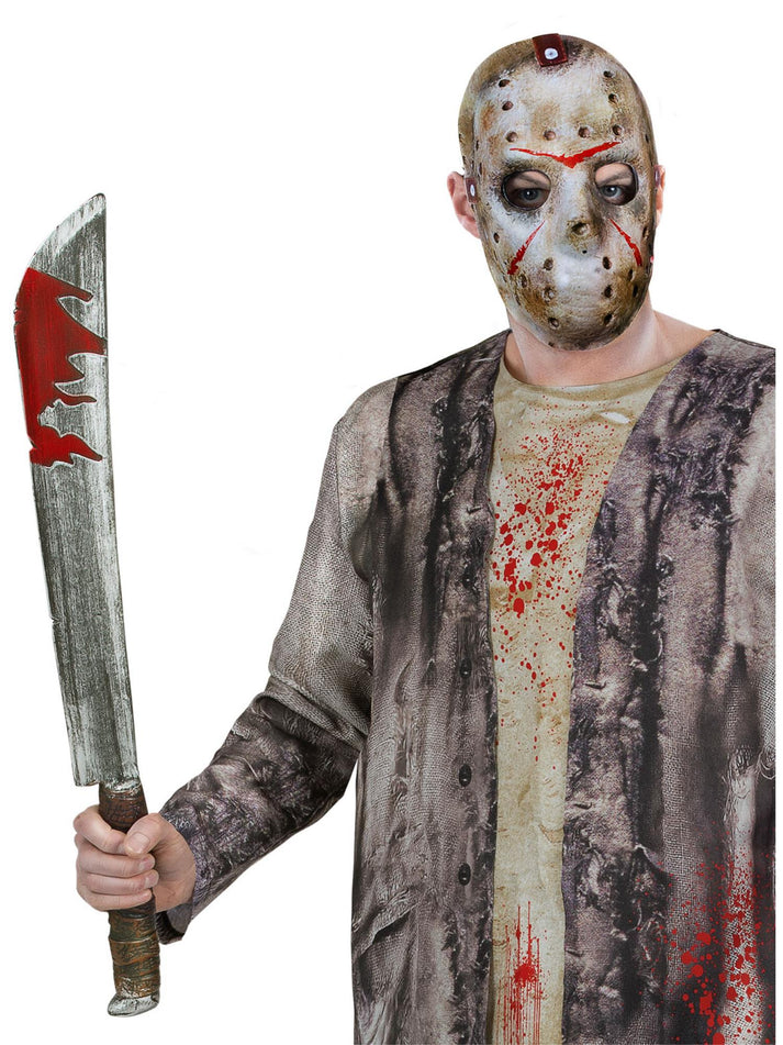 Friday The 13th Jason Voorhees Machete and Mask Kit 2
