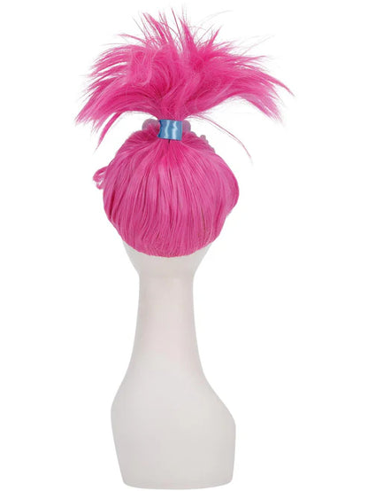 Trolls Band Together Poppy Wig with attached Tiara for Girls 5