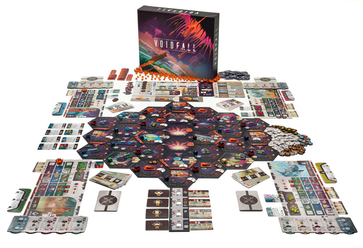 Mindclash Games Voidfall - Standard Edition Base Game for 1-4 Players | Grand-Scale 4X Space Strategy with Deterministic Combat & Asymmetric Factions | Competitive, Cooperative & Solo Modes