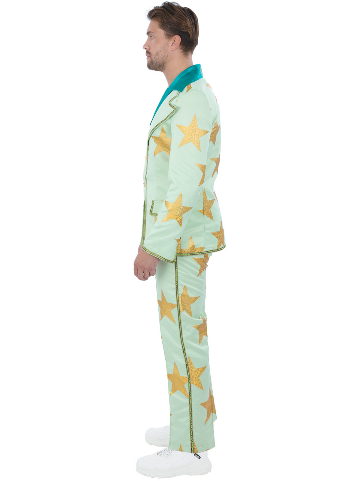 Elton John Walk of Fame Star Suit Jacket with Mock Shirt Waistcoat Trousers Hat 2