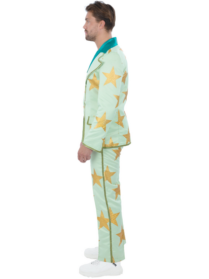 Elton John Walk of Fame Star Suit Jacket with Mock Shirt Waistcoat Trousers Hat 2