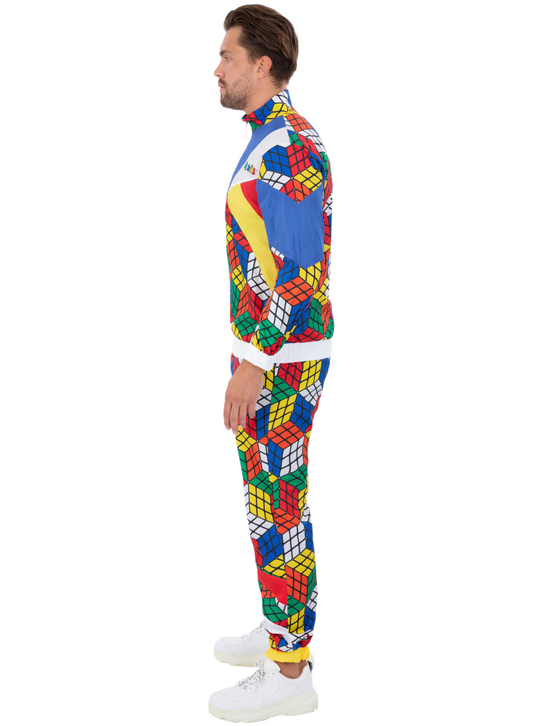 Rubiks Cube Tracksuit Mens Costume