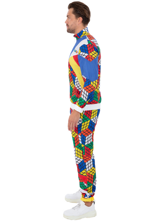 Rubiks Cube Tracksuit Mens Costume 2