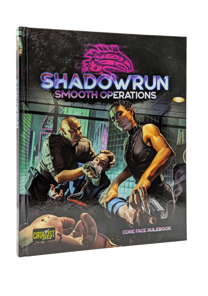 Catalyst Game Labs Shadowrun Smooth Operations Core Face Rulebook for Shadowrun Sixth World RPG - Enhance Social Play with New Mechanics Augmentationsn Adept Powers and Character Qualities